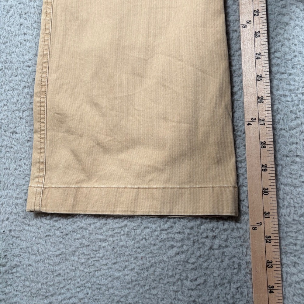 Hollister Y2K Women's Size 9 Tan Flare Leg Casual‎ Pants Stretch Cotton Blend - Picture 5 of 9